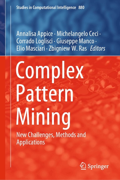 Annalisa Appice, Michelangelo Ceci, Corrado Loglisci, Giuseppe Manco, Elio Masciari, Zbigniew W. Ras - Complex Pattern Mining, Inbunden