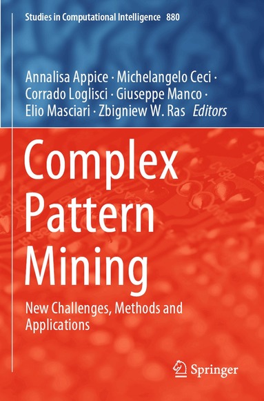 Annalisa Appice, Michelangelo Ceci, Corrado Loglisci, Giuseppe Manco, Elio Masciari, Zbigniew W. Ras - Complex Pattern Mining, Häftad