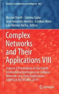 bokomslag Complex Networks and Their Applications VIII
