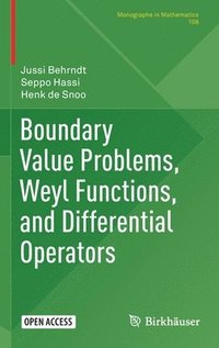 bokomslag Boundary Value Problems, Weyl Functions, and Differential Operators