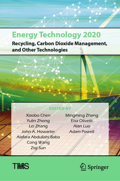 Xiaobo Chen, Yulin Zhong, Lei Zhang, John A. Howarter, Alafara Abdullahi Baba, Cong Wang, Ziqi Sun, Mingming Zhang, Elsa Olivetti, Alan Luo, Adam Powell - Energy Technology 2020: Recycling, Carbon Dioxide Management, and Other Technologies, Inbunden