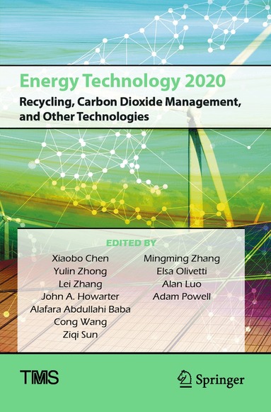 Xiaobo Chen, Yulin Zhong, Lei Zhang, John A. Howarter, Alafara Abdullahi Baba, Cong Wang, Ziqi Sun, Mingming Zhang, Elsa Olivetti, Alan Luo, Adam Powell - Energy Technology 2020: Recycling, Carbon Dioxide Management, and Other Technologies, Häftad