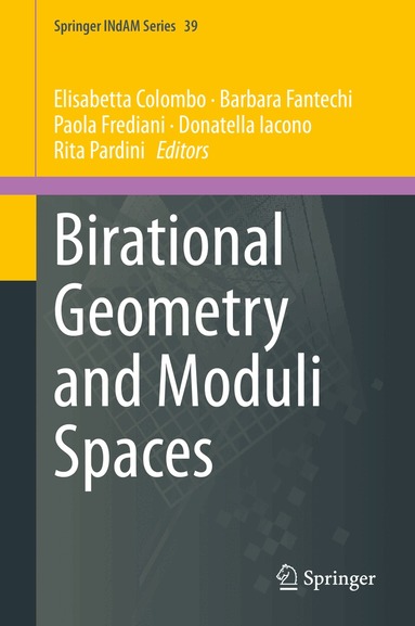 Elisabetta Colombo, Barbara Fantechi, Paola Frediani, Donatella Iacono, Rita Pardini - Birational Geometry and Moduli Spaces, Inbunden