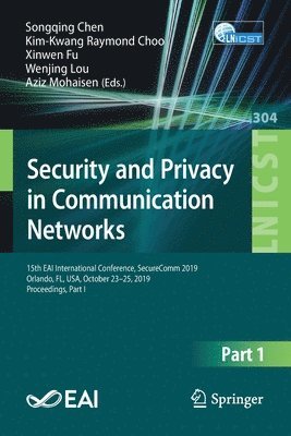 bokomslag Security and Privacy in Communication Networks