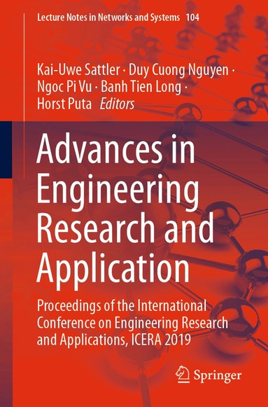 Kai-Uwe Sattler, Duy Cuong Nguyen, Ngoc Pi Vu, Banh Tien Long, Horst Puta - Advances in Engineering Research and Application, Häftad