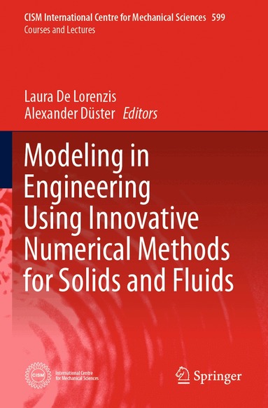 Laura De Lorenzis, Alexander Düster - Modeling in Engineering Using Innovative Numerical Methods for Solids and Fluids, Häftad