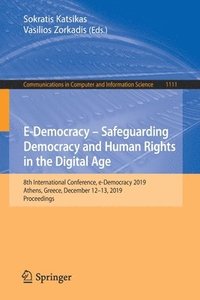 bokomslag E-Democracy  Safeguarding Democracy and Human Rights in the Digital Age