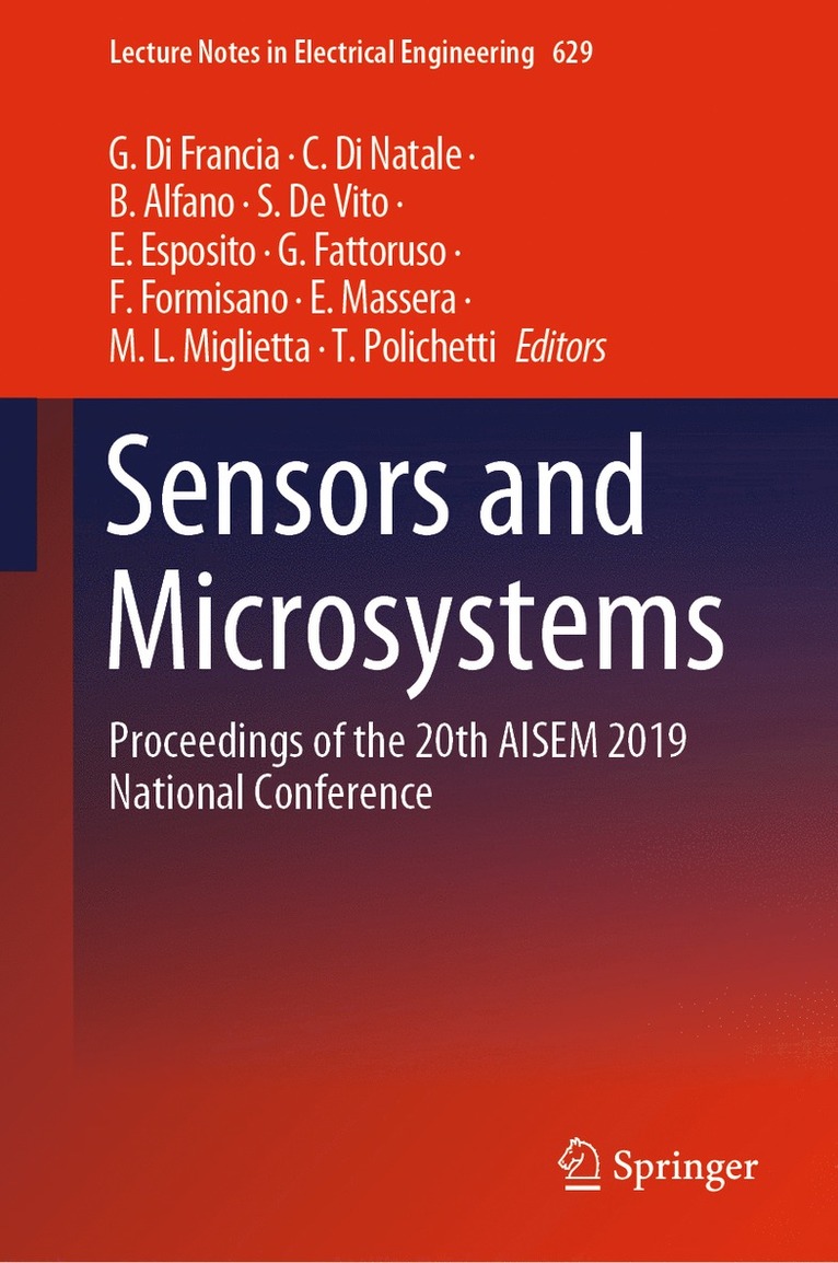 G. Di Francia, C. Di Natale, B. Alfano, S. De Vito, E. Esposito, G. Fattoruso, F. Formisano, E. Massera, M. L. Miglietta, T. Polichetti - Sensors and Microsystems, Inbunden
