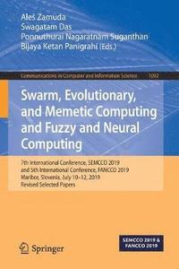 bokomslag Swarm, Evolutionary, and Memetic Computing and Fuzzy and Neural Computing