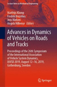 bokomslag Advances in Dynamics of Vehicles on Roads and Tracks