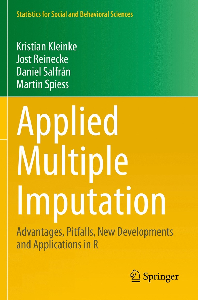 Kristian Kleinke, Jost Reinecke, Daniel Salfrán, Martin Spiess, Daniel Salfran - Applied Multiple Imputation, Häftad