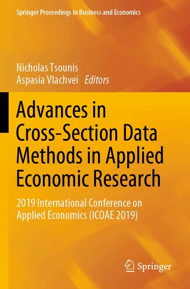 Nicholas Tsounis, Aspasia Vlachvei - Advances in Cross-Section Data Methods in Applied Economic Research, Häftad