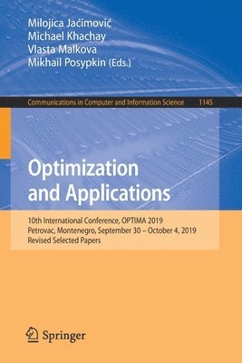 bokomslag Optimization and Applications