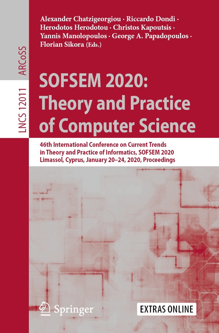 SOFSEM 2020: Theory and Practice of Computer Science 1