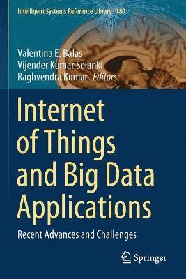 bokomslag Internet of Things and Big Data Applications