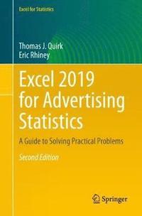 bokomslag Excel 2019 for Advertising Statistics