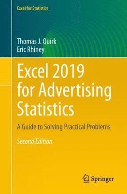 bokomslag Excel 2019 for Advertising Statistics