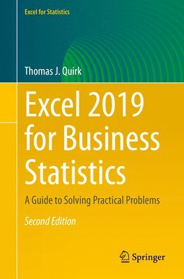 bokomslag Excel 2019 for Business Statistics