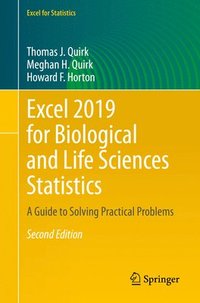bokomslag Excel 2019 for Biological and Life Sciences Statistics