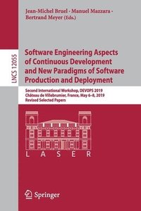 bokomslag Software Engineering Aspects of Continuous Development and New Paradigms of Software Production and Deployment