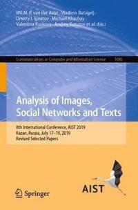 bokomslag Analysis of Images, Social Networks and Texts