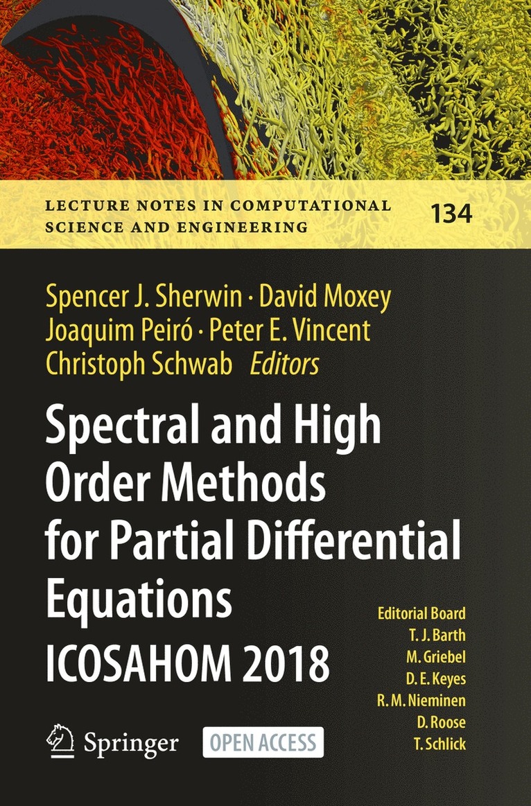 Spectral and High Order Methods for Partial Differential Equations ICOSAHOM 2018 1