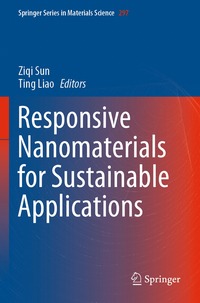 bokomslag Responsive Nanomaterials for Sustainable Applications