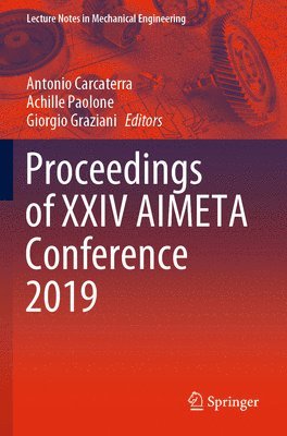 Proceedings of XXIV AIMETA Conference 2019 1