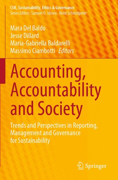 Mara Del Baldo, Jesse Dillard, Maria-Gabriella Baldarelli, Massimo Ciambotti - Accounting, Accountability and Society, Häftad
