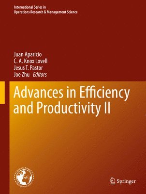 Advances in Efficiency and Productivity II 1
