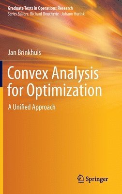 Convex Analysis for Optimization 1