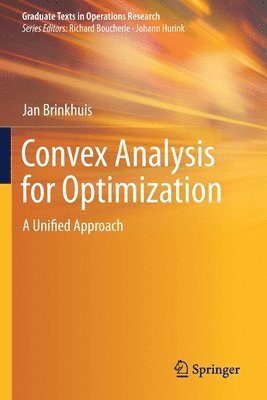 Convex Analysis for Optimization 1