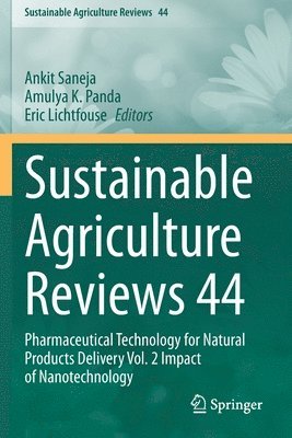 bokomslag Sustainable  Agriculture Reviews 44