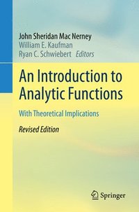 bokomslag An Introduction to Analytic Functions