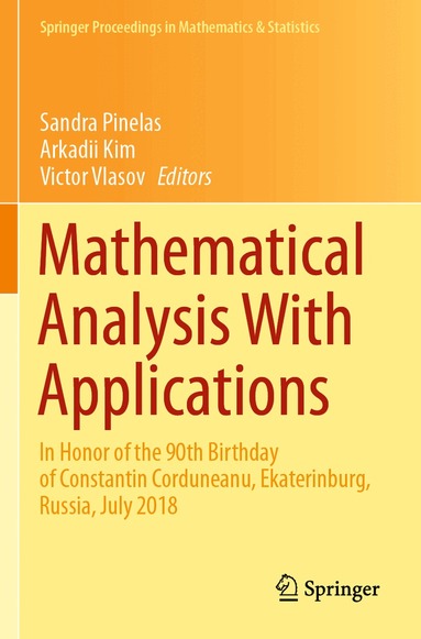 Sandra Pinelas, Arkadii Kim, Victor Vlasov - Mathematical Analysis With Applications, Häftad