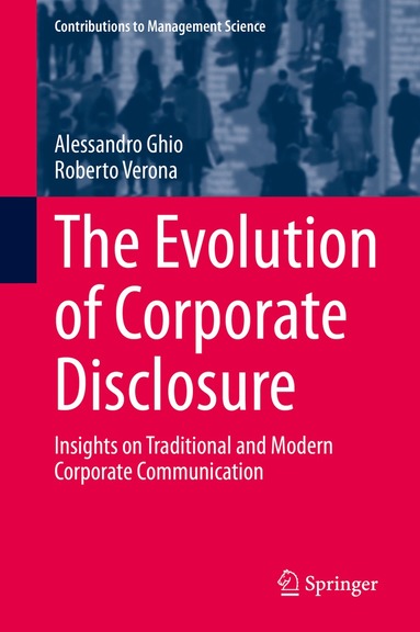 Alessandro Ghio, Roberto Verona - Evolution of Corporate Disclosure, Inbunden