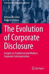 bokomslag The Evolution of Corporate Disclosure