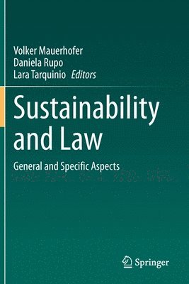 bokomslag Sustainability and Law