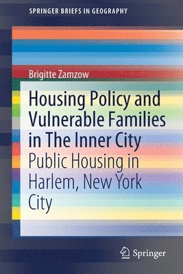 Brigitte Zamzow - Housing Policy and Vulnerable Families in The Inner City, Häftad