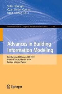bokomslag Advances in Building Information Modeling