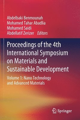 Proceedings of the 4th International Symposium on Materials and Sustainable Development 1