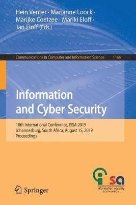 bokomslag Information and Cyber Security
