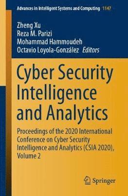 bokomslag Cyber Security Intelligence and Analytics