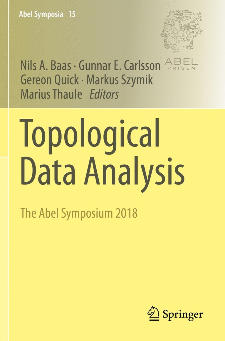 Nils A. Baas, Gunnar E. Carlsson, Gereon Quick, Markus Szymik, Marius Thaule - Topological Data Analysis, Häftad