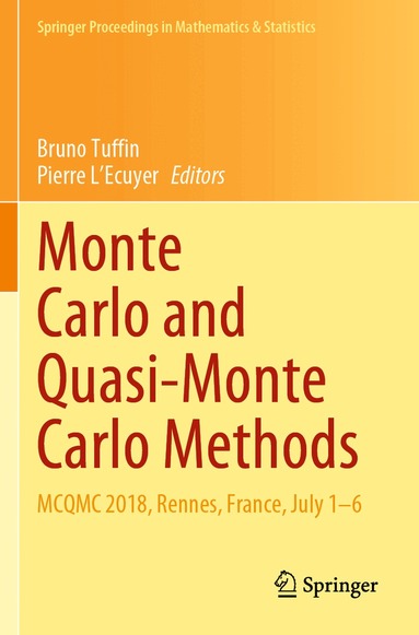 Bruno Tuffin, Pierre L'Ecuyer - Monte Carlo and Quasi-Monte Carlo Methods, Häftad