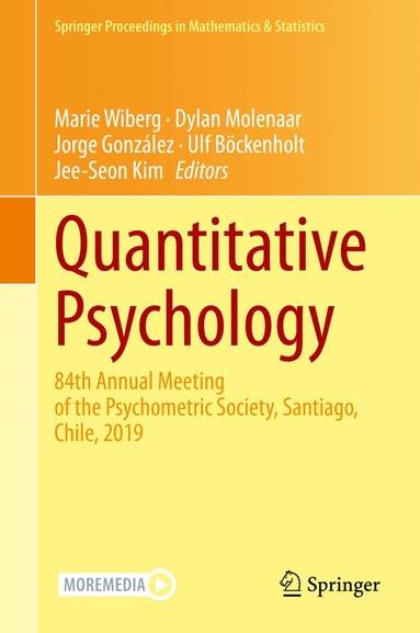 Marie Wiberg, Dylan Molenaar, Jorge González, Ulf Böckenholt, Jee-Seon Kim - Quantitative Psychology, Inbunden