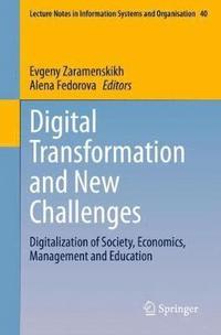 bokomslag Digital Transformation and New Challenges