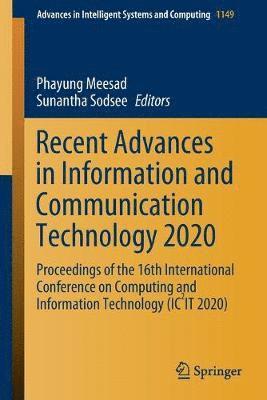 bokomslag Recent Advances in Information and Communication Technology 2020