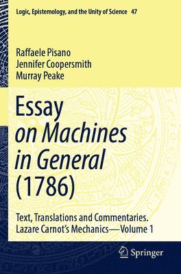 bokomslag Essay on Machines in General (1786)