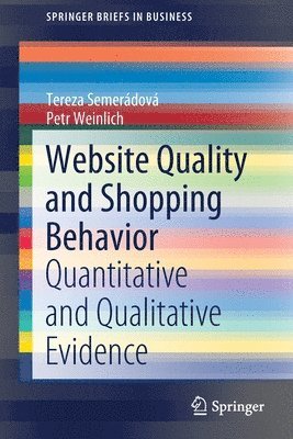 bokomslag Website Quality and Shopping Behavior